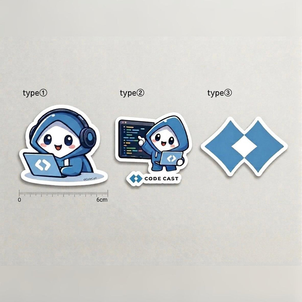 CodeCast Logo Sticker